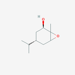 molecular formula C10H18O2 B13959121 (2R,4R)-1-methyl-4-propan-2-yl-7-oxabicyclo[4.1.0]heptan-2-ol CAS No. 571147-19-8