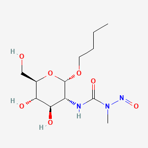 molecular formula C12H23N3O7 B13959139 alpha-Butylstreptozotocin CAS No. 53347-36-7