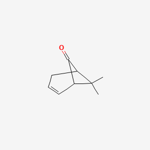 Bicyclo(3.1.1)hept-2-en-6-one, 7,7-dimethyl-