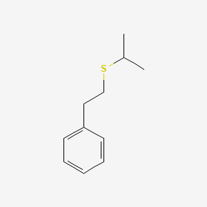 Benzene, (2-((1-methylethyl)thio)ethyl)-