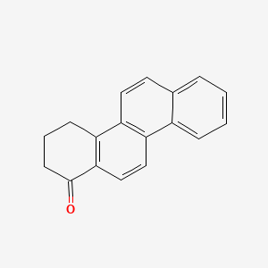 molecular formula C18H14O B13959210 1(2H)-Chrysenone, 3,4-dihydro- CAS No. 63642-50-2