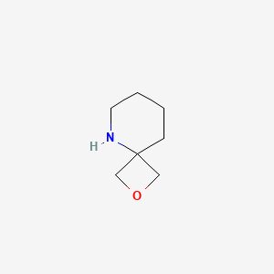 molecular formula C7H13NO B1395922 2-氧杂-5-氮杂螺[3.5]壬烷 CAS No. 1046153-04-1