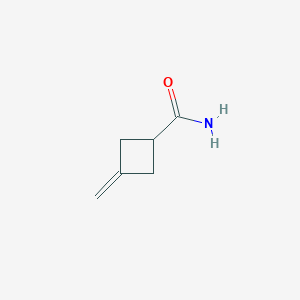molecular formula C6H9NO B1395923 3-亚甲基环丁烷甲酰胺 CAS No. 89464-20-0