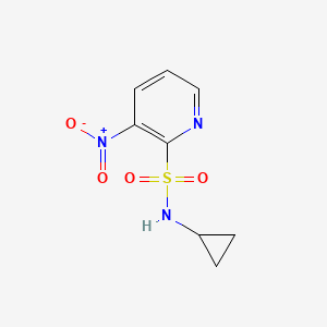 N-cyclopropyl-3-nitropyridine-2-sulfonamide