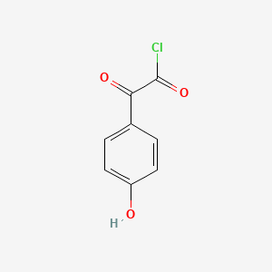 molecular formula C8H5ClO3 B13959244 (4-Hydroxyphenyl)(oxo)acetyl chloride CAS No. 75244-66-5