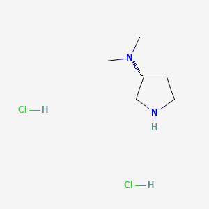B1395925 (R)-(+)-3-(Dimethylamino)pyrrolidine dihydrochloride CAS No. 864448-61-3