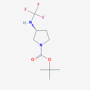 (R)-tert-butyl 3-((trifluoromethyl)amino)pyrrolidine-1-carboxylate