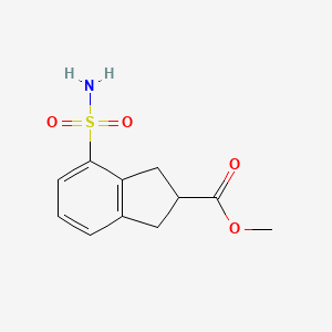 methyl 4-sulfamoyl-2,3-dihydro-1H-indene-2-carboxylate