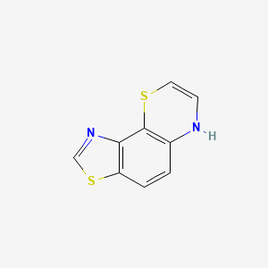 molecular formula C9H6N2S2 B13959453 6H-Thiazolo[5,4-h][1,4]benzothiazine CAS No. 234-02-6