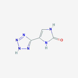 4-(2,3-Dihydro-1H-tetrazol-5-yl)-2H-imidazol-2-one