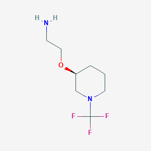 (S)-2-((1-(trifluoromethyl)piperidin-3-yl)oxy)ethanamine