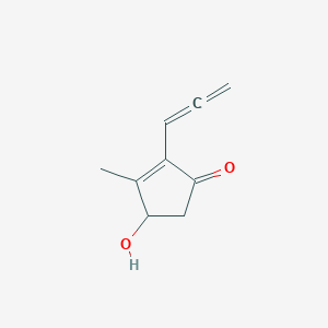 4-Hydroxy-3-methyl-2-propadienylcyclopent-2-en-1-one