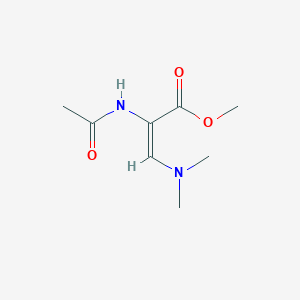 molecular formula C8H14N2O3 B1395956 2-乙酰氨基-3-二甲氨基丙烯酸甲酯 CAS No. 188561-56-0