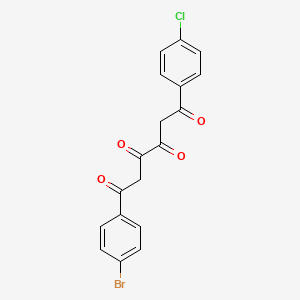 1-(4-Bromophenyl)-6-(4-chlorophenyl)-1,3,4,6-hexanetetrone