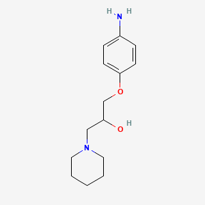 1-(4-Amino-phenoxy)-3-piperidino-propan-2-ol