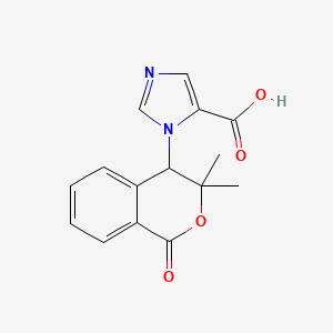 3-(3,3-dimethyl-1-oxo-isochroman-4-yl)-3H-imidazole-4-carboxylic acid