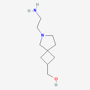 molecular formula C10H20N2O B13959612 (6-(2-Aminoethyl)-6-azaspiro[3.4]octan-2-yl)methanol 