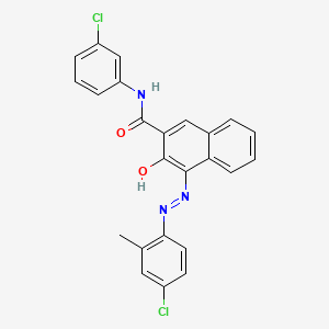 4-((4-Chloro-2-methylphenyl)azo)-N-(3-chlorophenyl)-3-hydroxynaphthalene-2-carboxamide