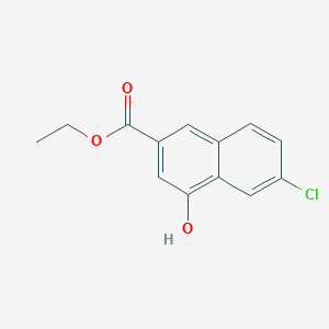 Ethyl 6-chloro-4-hydroxy-2-naphthoate