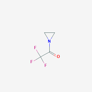 molecular formula C4H4F3NO B13959654 1-(Aziridin-1-yl)-2,2,2-trifluoroethan-1-one CAS No. 2747-62-8