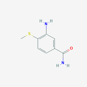 3-Amino-4-(methylthio)benzamide