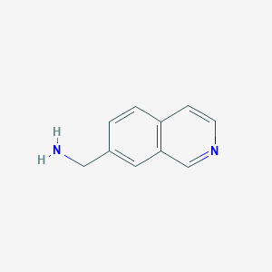 molecular formula C10H10N2 B1395967 (Isoquinolin-7-YL)methanamine CAS No. 1053655-96-1