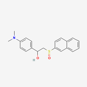 p-(Dimethylamino)-alpha-((2-naphthylsulfinyl)methyl)benzyl alcohol