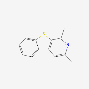 molecular formula C13H11NS B13959706 1,3-Dimethyl[1]benzothieno[2,3-c]pyridine 