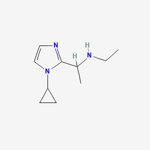 1-(1-cyclopropyl-1H-imidazol-2-yl)-N-ethylethanamine