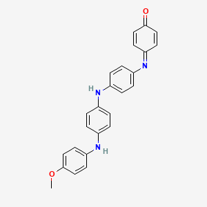 2,5-Cyclohexadien-1-one, 4-((4-((4-((4-methoxyphenyl)amino)phenyl)amino)phenyl)imino)-