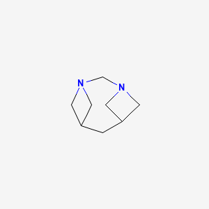 molecular formula C8H14N2 B13959724 1,3-Diazatricyclo[5.1.1.1~3,5~]decane CAS No. 294661-51-1