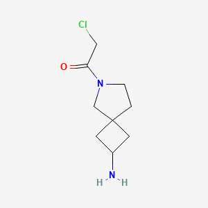 1-(2-Amino-6-azaspiro[3.4]octan-6-yl)-2-chloroethanone