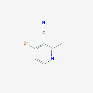 molecular formula C7H5BrN2 B13959752 4-Bromo-2-methylnicotinonitrile 