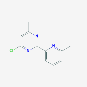 4-Chloro-6-methyl-2-(6-methylpyridin-2-yl)pyrimidine