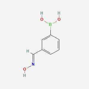 molecular formula C7H8BNO3 B1395979 (E)-(3-((hydroxyimino)methyl)phenyl)boronic acid CAS No. 938443-32-4