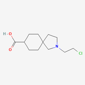 2-(2-Chloroethyl)-2-azaspiro[4.5]decane-8-carboxylic acid