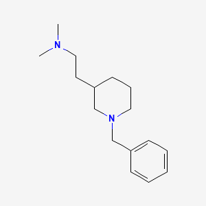 molecular formula C16H26N2 B13959881 2-(1-benzylpiperidin-3-yl)-N,N-dimethylethanamine 