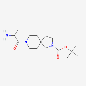 tert-Butyl 8-(2-aminopropanoyl)-2,8-diazaspiro[4.5]decane-2-carboxylate