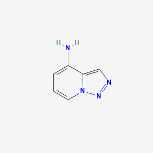 molecular formula C6H6N4 B1395991 [1,2,3]Triazolo[1,5-a]pyridin-4-amine CAS No. 697739-18-7