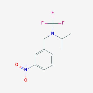 N-(3-nitrobenzyl)-N-(trifluoromethyl)propan-2-amine