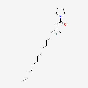 1-(3-Methylhexadecanoyl)pyrrolidine