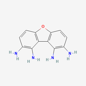 molecular formula C12H12N4O B13959960 Dibenzo[b,d]furan-1,2,8,9-tetramine CAS No. 866362-07-4