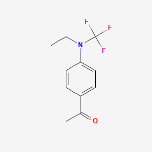 1-(4-(Ethyl(trifluoromethyl)amino)phenyl)ethanone