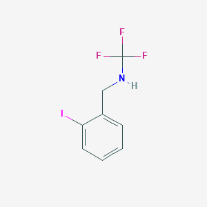 1,1,1-trifluoro-N-(2-iodobenzyl)methanamine