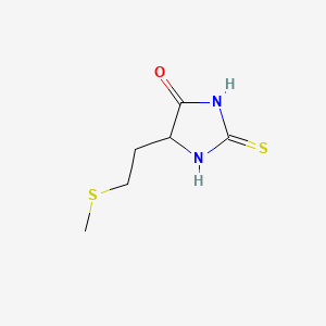 4-Imidazolidinone, 5-[2-(methylthio)ethyl]-2-thioxo-