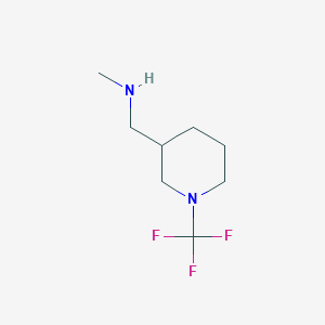 N-methyl-1-(1-(trifluoromethyl)piperidin-3-yl)methanamine