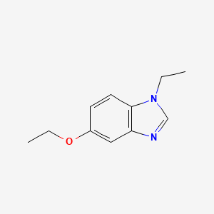 molecular formula C11H14N2O B13960032 5-ethoxy-1-ethyl-1H-benzo[d]imidazole 