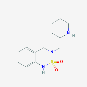 3-(piperidin-2-ylmethyl)-3,4-dihydro-1H-benzo[c][1,2,6]thiadiazine 2,2-dioxide