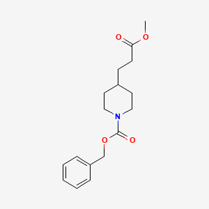 Benzyl 4-(3-methoxy-3-oxopropyl)piperidine-1-carboxylate