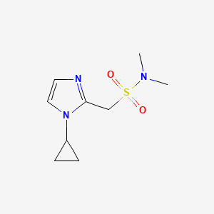 1-(1-cyclopropyl-1H-imidazol-2-yl)-N,N-dimethylmethanesulfonamide